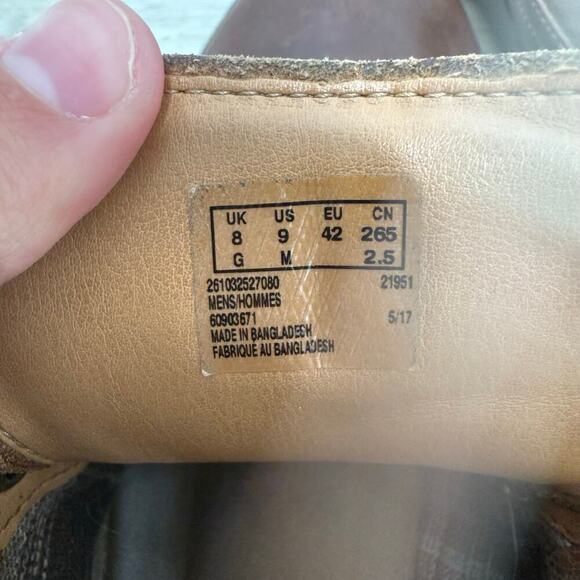 Clarks Men\'s Montacute Duke Chukka Boots Brown Leather 26103252 Size 9 main image 7
